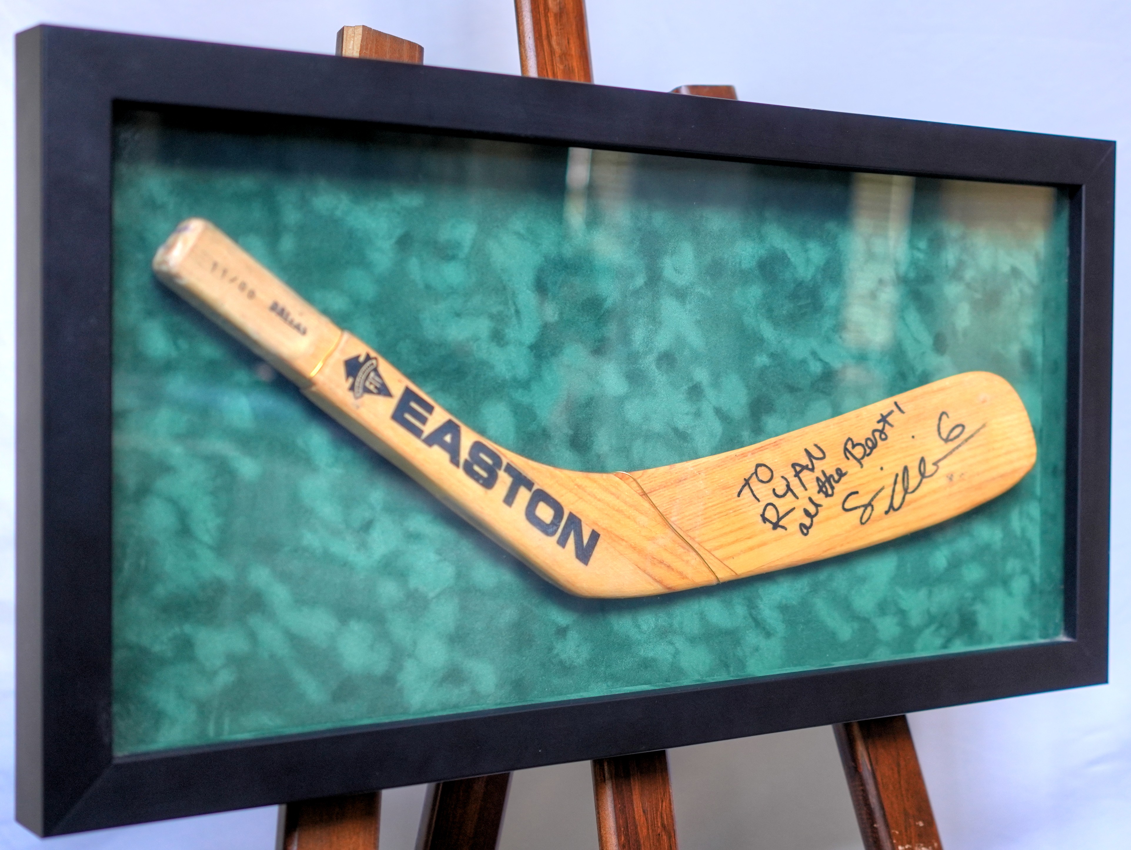 Autographed Stick Framed 2
